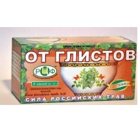 картинка Фиточай Сила российских трав №28 От глистов 1,5г №20 ф/пакетов в Зеленой аптеке