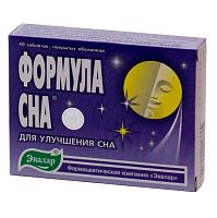 картинка Формула сна 0,5г №40 таб (Эвалар) в Зеленой аптеке