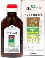 картинка Луковый шампунь Миролла (экстракт репейника) 150 мл.