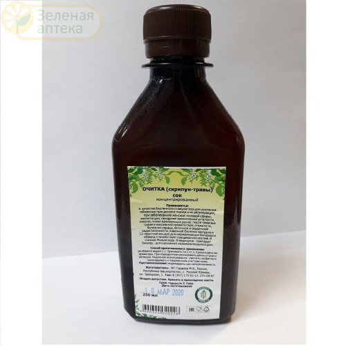 Очитка пурпурного (скрипун-травы) сок 250 мл (Башкирия) в Зеленой аптеке. Изображение № 1