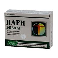 картинка Пари 0,5г №100таб (Эвалар) в Зеленой аптеке