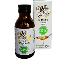 картинка Живица Кедровая в кедровом масле 30% 100 мл.