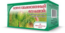 картинка Лопух обыкновенный №20 ф/пакетов по 1,5гр. от Зеленой аптеки