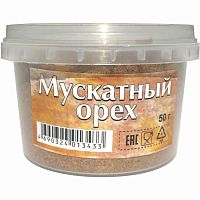 картинка Мускатный орех 50 г пластик (Башкирия)