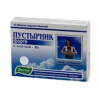 картинка Пустырник Форте и магний В6 №40 табл (Эвалар) в Зеленой аптеке