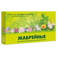 картинка Свечи Жабрейные при геморрое №10 шт (основа какао-масло) 15 г (Башкирия)