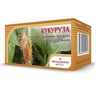 картинка Кукурузные рыльца №20 ф/пакетов по 1,5 гр от Зеленой аптеки