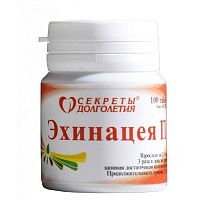 картинка Эхинацея П №100 таб в Зеленой аптеке