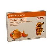 картинка Рыбий жир (облепиха/вит.Е) 0,3г №100кап Биафишенол в Зеленой аптеке