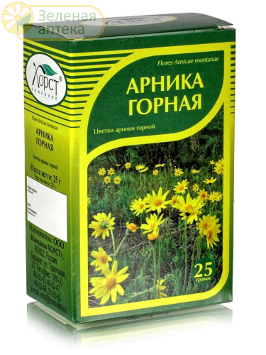 Арника горная цветочные корзинки 25г. в Зеленой аптеке. Изображение № 1