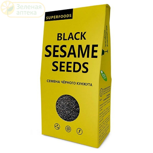 Семена кунжута черного 150 гр в Зеленой аптеке. Изображение № 1