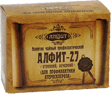 картинка Сбор Алфит-27  при атеросклерозе, 120г в Зеленой аптеке