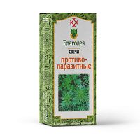 картинка Свечи противопаразитарные №10 шт (Благодея)