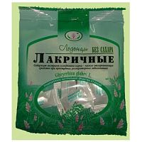 картинка Леденцы лакричные от кашля (без сахара) 30 г