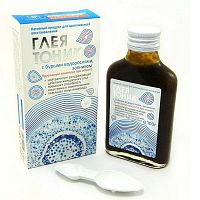 картинка Концентрат Глеятоник с бурыми водорослями, зопником  (при изжоге) 100 мл (Сашера-Мед) в Зеленой аптеке
