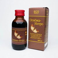 картинка Огневка ИНТРО (с экстрактами трав для желудочно-кишечного тракта) 100 мл. (ЖИВА)