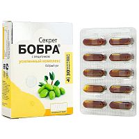 картинка Секрет бобра с лецитином Острый ум №30 капс САШЕРА в Зеленой аптеке