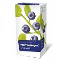 картинка Фиточай Алтай №11 Глюконорм с черникой 2г №20 ф/пак в Зеленой аптеке