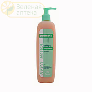 Ф359 Кера-Нова шампунь стимулирующий рост волос 450 мл. в Зеленой аптеке. Изображение № 1