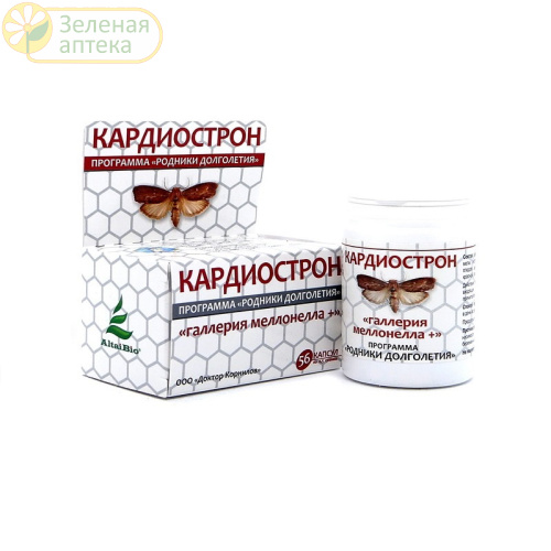 Кардиострон "Галлерия меллонелла +" №56 капс (Доктор Корнилов) в Зеленой аптеке. Изображение № 1