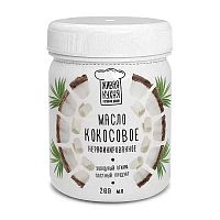 картинка Кокосовое масло пищевое нерафинированное холодного отжима 0.2л