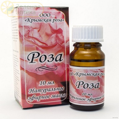 Роза эфирное масло 10 мл (Крымская роза) в Зеленой аптеке. Изображение № 1