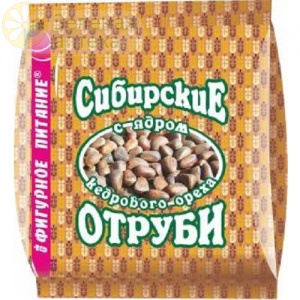 Отруби Сибирские диетические (с кедровым орехом) 200г в Зеленой аптеке. Изображение № 1