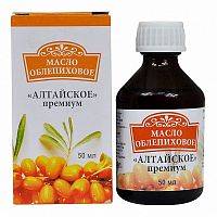 картинка Масло облепиховое Алтайское премиум 50 мл