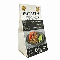 картинка Котлеты ячменные с чиа и кунжутом Смакс 250 гр. (СибТар)