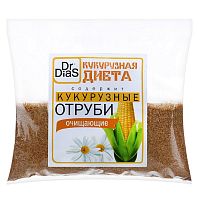 картинка Отруби Кукурузная диета Очищающие Dr.Dias 180 г.