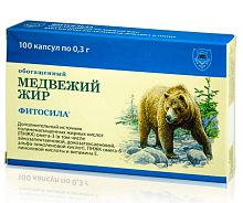 картинка Медвежий жир №100капс по 0,3г в Зеленой аптеке