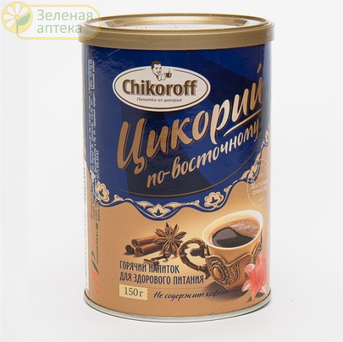 Цикорий Chikoroff по-восточному горячий напиток 150 г. в Зеленой аптеке. Изображение № 1