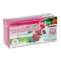 картинка Чайный напиток ПРАЗДНИЧНЫЙ Вкусный №20 ф/пакетов (Башкирия) в Зеленой аптеке