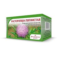 картинка Расторопша плоды №20 ф/пакетов (ХОРСТ) от Зеленой аптеки