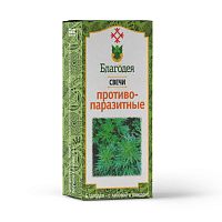 картинка Свечи противопаразитарные №10 шт (Благодея)