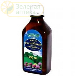 Живитель масло расторопши с витамином Е 250мл в Зеленой аптеке. Изображение № 1