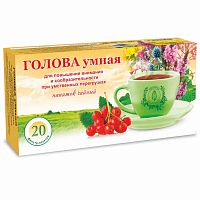 картинка Чайный напиток ГЕНИЙ №20 ф/пакетов (Башкирия) в Зеленой аптеке