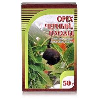 картинка Черный орех плоды 50 г от Зеленой аптеки