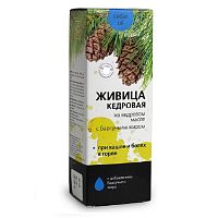картинка Живица кедровая на кедровом масле с жиром барсука 100мл (Сашера-Мед)