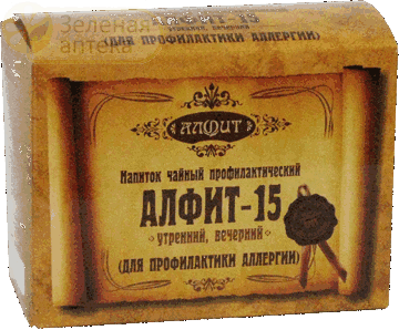 Сбор Алфит-15  Профилактика аллергии, 120г в Зеленой аптеке. Изображение № 1