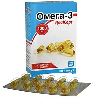 картинка Омега-3 RealCaps 1400 мг №30 капс в Зеленой аптеке