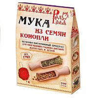 картинка Мука КОНОПЛЯНАЯ (жмых) 200 г. (Радоград)