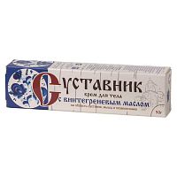 картинка СУСТАВНИК с винтегреневым маслом крем для тела 50г (РеалКапс)