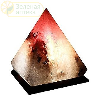 Соляная лампа Пирамида 3-4 кг (Пакистан) в Зеленой аптеке. Изображение № 1
