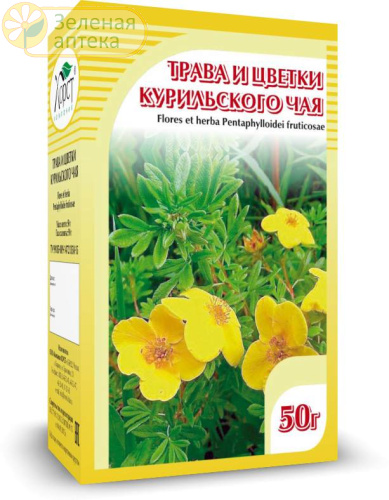 Курильский чай ( лапчатка кустарниковая ) трава и цветки 50 гр. в Зеленой аптеке. Изображение № 1