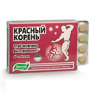 картинка Красный Корень 0,5г №60таб в Зеленой аптеке