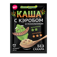 картинка Каша овсяная с кэробом и псиллиумом 27 г (Компас Здоровья)